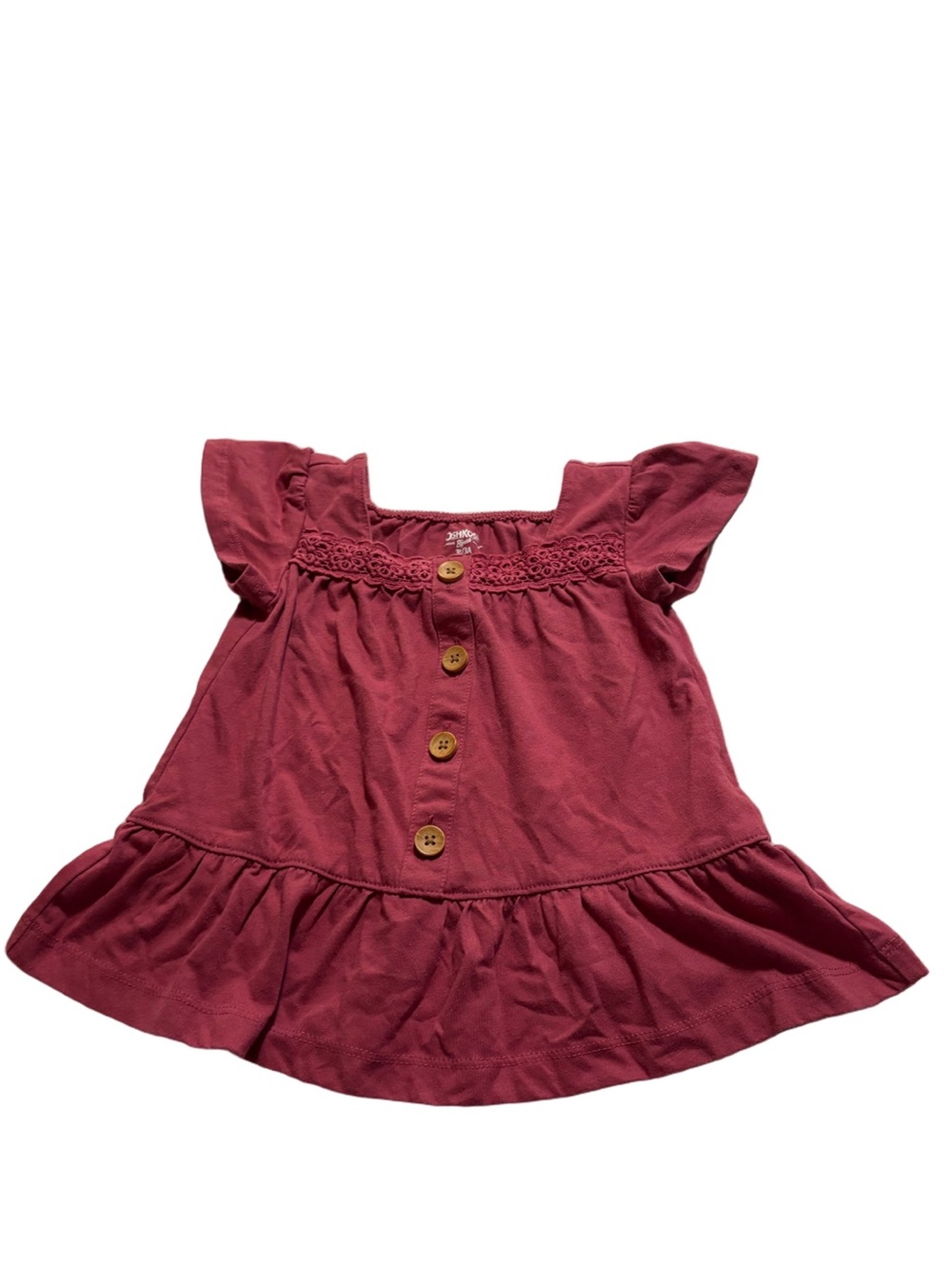 Oshkosh Bgosh Dark Pink Shirt Size 3T